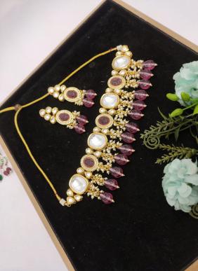 Indian Bridal Kundan And Polki Necklace Set Collection